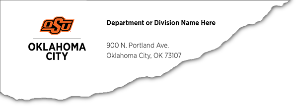 OSU-OKC Envelope Example
